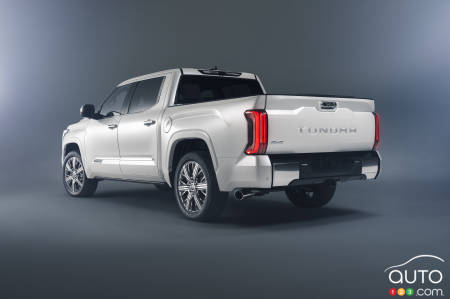 Toyota Tundra Capstone 2022, trois quarts arrière