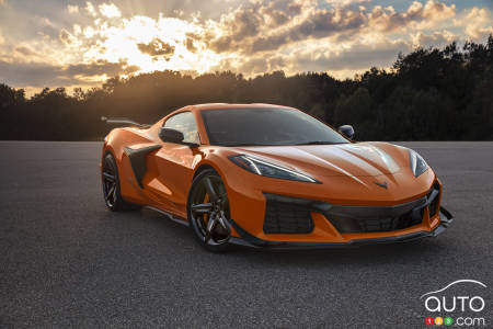Chevrolet Corvette Z06 2023, trois quarts avant