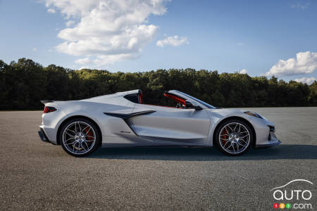 2023 Chevrolet Corvette Z06, profile