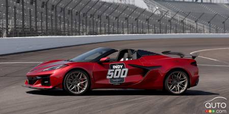 La Chevrolet Corvette Z06 2023 rouge