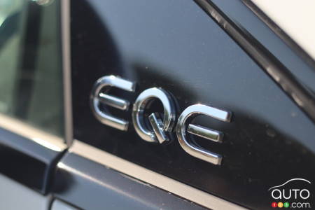 Badging on 2023 Mercedes-Benz EQE 500