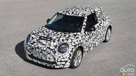 Mini Cooper 2023, de haut