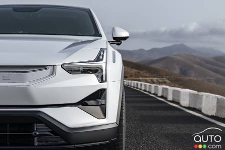 Front of 2023 Polestar 3