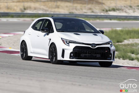 Toyota Corolla Édition MORIZO 2023, sur la piste