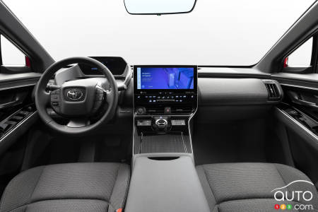 Interior of 2023/24 Toyota bZ4X XLE