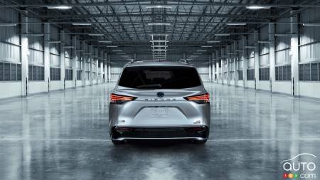 Toyota Sienna 2023, arrière