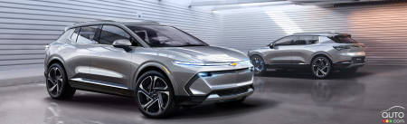 2024 Chevrolet Equinox EV, in grey