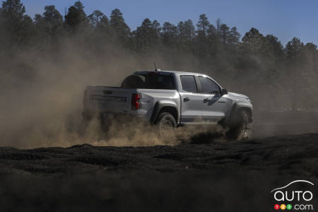 2024 Chevrolet Colorado ZR2 Bison going off-road