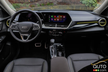Interior of the 2024 Chevrolet Trax