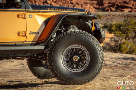The Jeep Gladiator Rubicon concept, with BF Goodrich All-Terrain KO2 tires