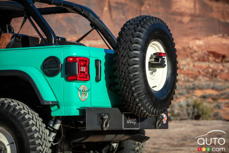 Back end of the new 2024 Jeep Willys Dispatcher concept