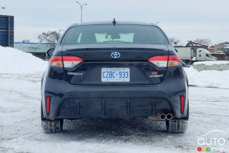 Toyota Corolla hybride 2024, arrière