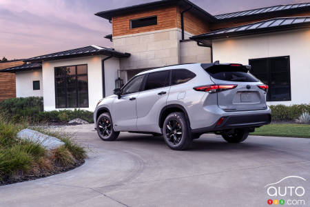 Exterior design of Toyota Highlander