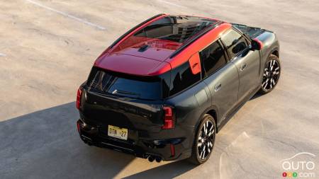 2025 Mini Countryman JCW, from above