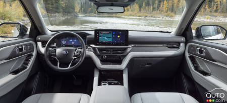 L'habitacle du Ford Explorer Platinum 2025