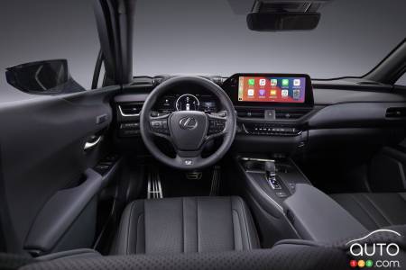 Interior of the 2025 Lexus UX 300h