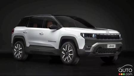 Jeep Compass 2026, en blanc