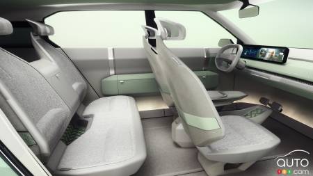 The Kia EV3 concept, interior
