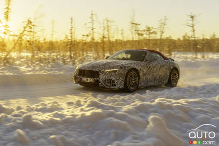 2022 Mercedes-AMG SL Class, three-quarters front