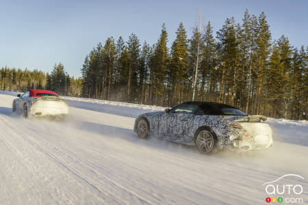 2022 Mercedes-AMG SL Class, three-quarters rear