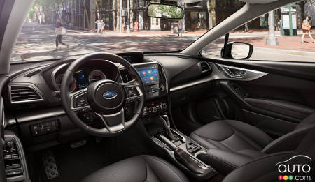 Subaru Impreza 2021, intérieur