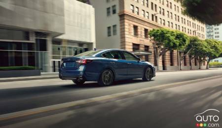 2022 Subaru Legacy, three-quarters rear