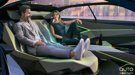 Interior of the Nissan Hyper Urban concept