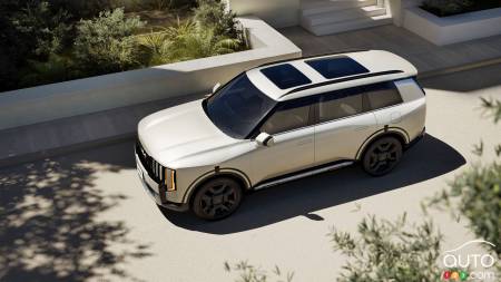 2027 Kia Telluride HEV, from above