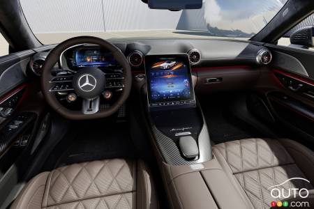 The 2025 Mercedes-AMG SL S E Performance, interior