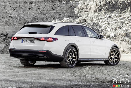 2024 Mercedes-Benz E-Class All-Terrain, three-quarters rear