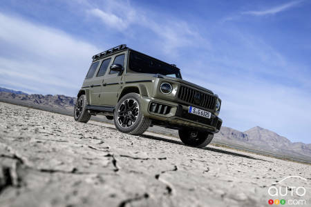 2025 Mercedes-AMG G 63, three-quarters front