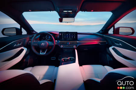 The 2024 Acura ZDX Type S, interior