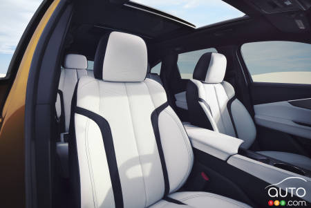 L'Acura ZDX Type S 2024, sièges