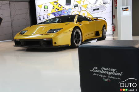 La Diablo au Museo Lamborghini de Sant’Agata.