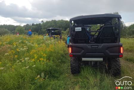 Yamaha off-road vehicles at play