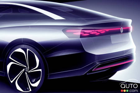 Volkswagen ID. Aero, détail arrière