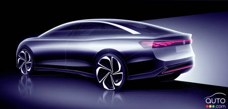 Volkswagen ID. Aero, trois quarts arrière