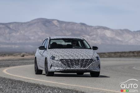 2021 Hyundai Elantra N Line, front