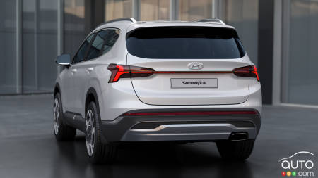 2021 Hyundai Santa Fe, rear
