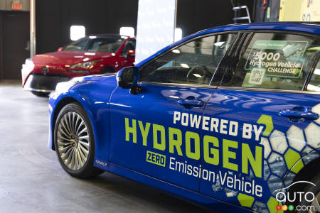 A hydrogen-powered Toyota