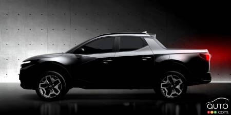 2022 Hyundai Santa Cruz, profile