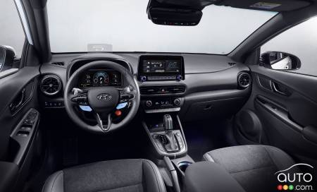 2022 Hyundai Kona N, interior