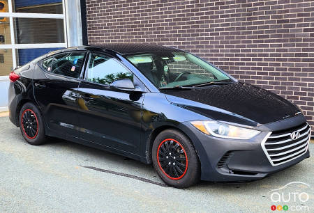 Darkr Angel, Tim German's 2017 Hyundai Elantra, as surpassed 760,000 km