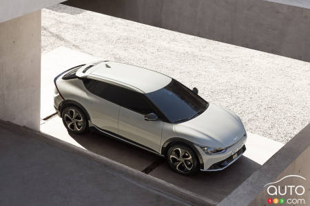 Kia EV6, from above