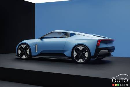 Polestar 6 EV Concept, three-quarters rear