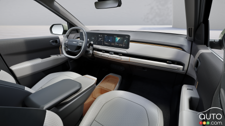Kia EV3, first row