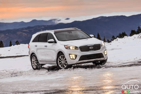 The Kia Sorento, one of the finalists for the 2016 Canadian Utility of the Year