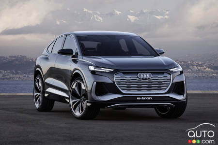 Audi Q4 e-tron Sportback concept, front