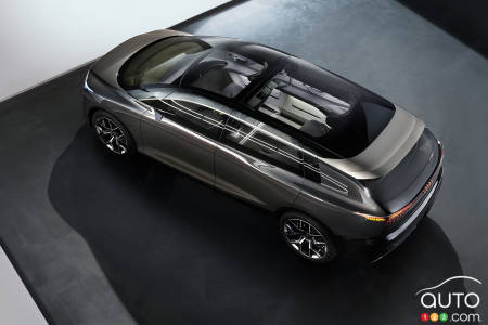 The Audi Urbansphere concept, from above