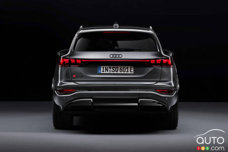 Audi Q6 e-tron 2025 de l'arrière